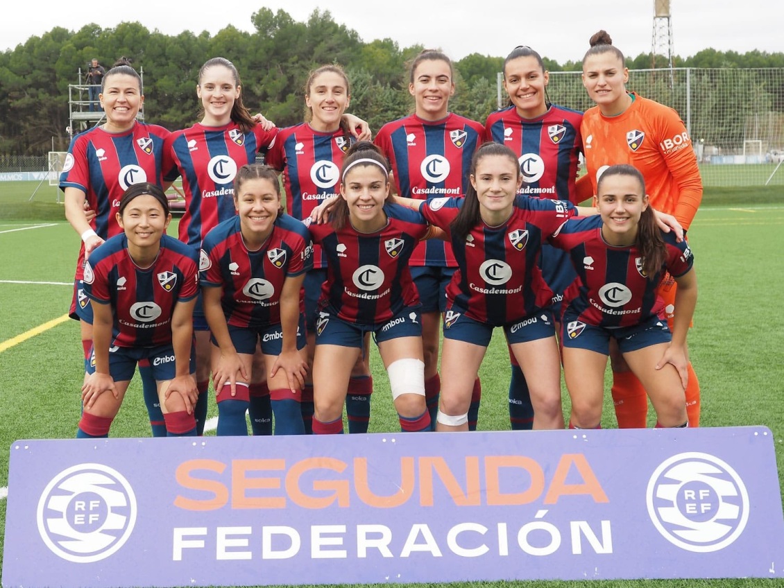 Las jugadoras del Huesca denuncian los recortes en la primera plantilla